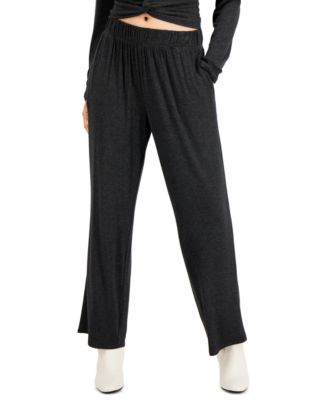 Alfani Petite Pull-On Wide-Leg Pants 