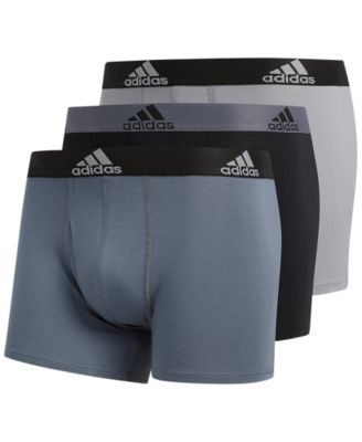 adidas - Men's 3-Pack Stretch Cotton Trunk Briefs