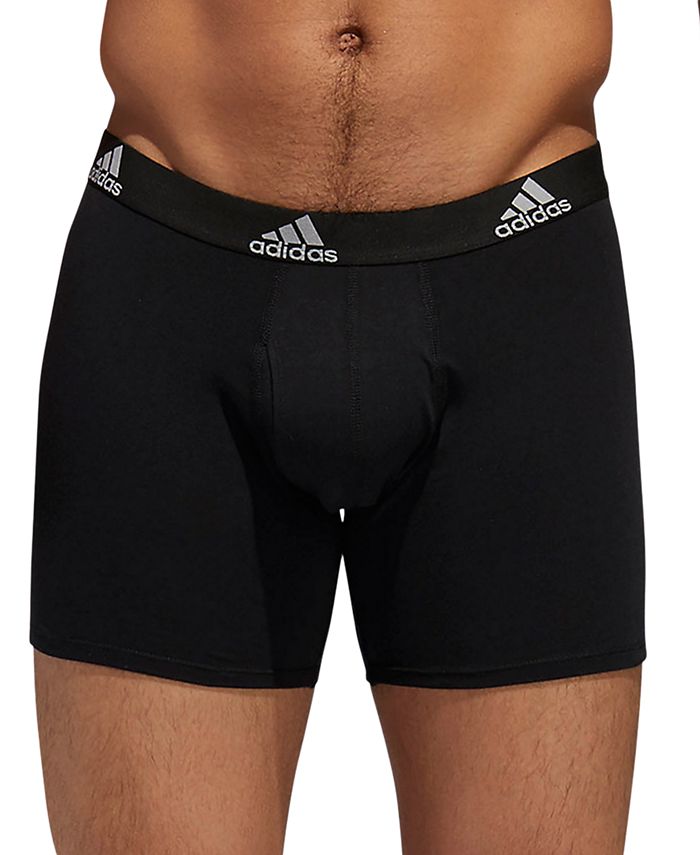 adidas Essentials Men's Core Stretch Cotton Trunk Underwear (4 Pack)