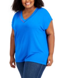 Plus Size V-neck Tunic