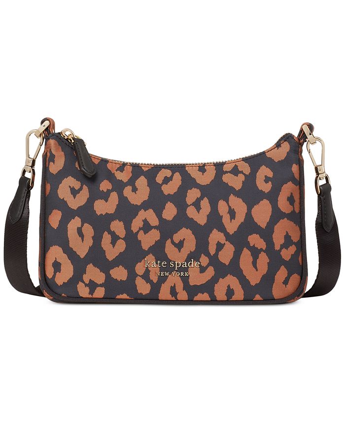 kate spade new york Sam The Little Better Leopard Small Crossbody & Reviews  - Handbags & Accessories - Macy's