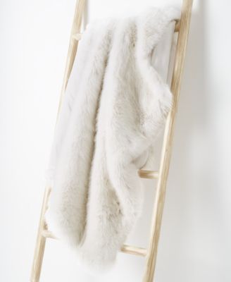 Hotel Collection Arctic Faux outlet Fur Throw, 50