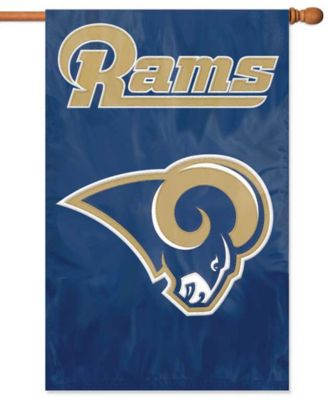 Party Animal - Los Angeles Rams Applique House Flag