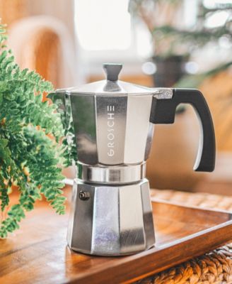 Milano Stovetop Espresso Maker Moka Pot 9 Espresso Cup Size 15.2 oz