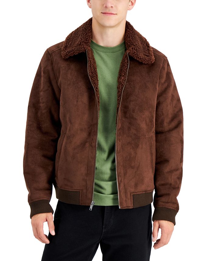 Alfani suede jacket sale