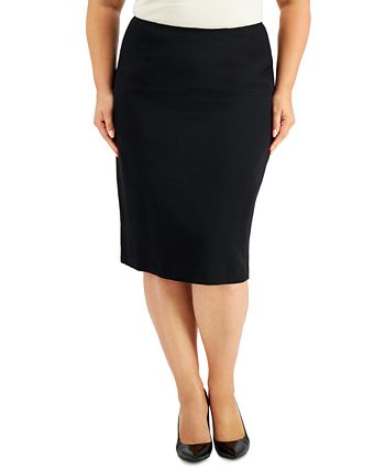 Kasper Plus Size Skimmer Skirt & Reviews - Skirts - Women - Macy's