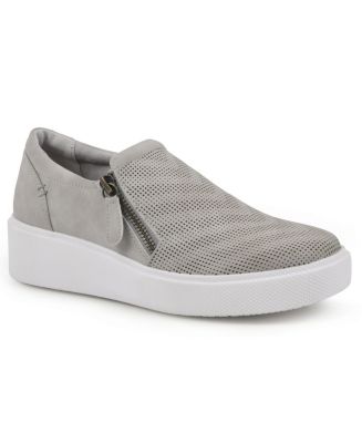 White Mountain Women's Doubly Platform Slip-ons - Macy's