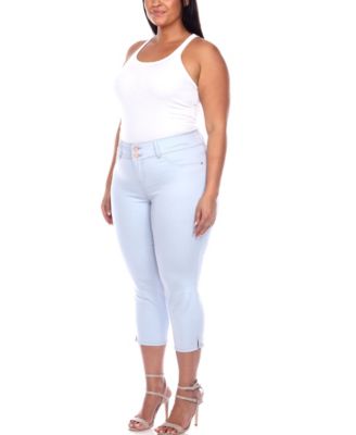Plus Size Capri Jeans