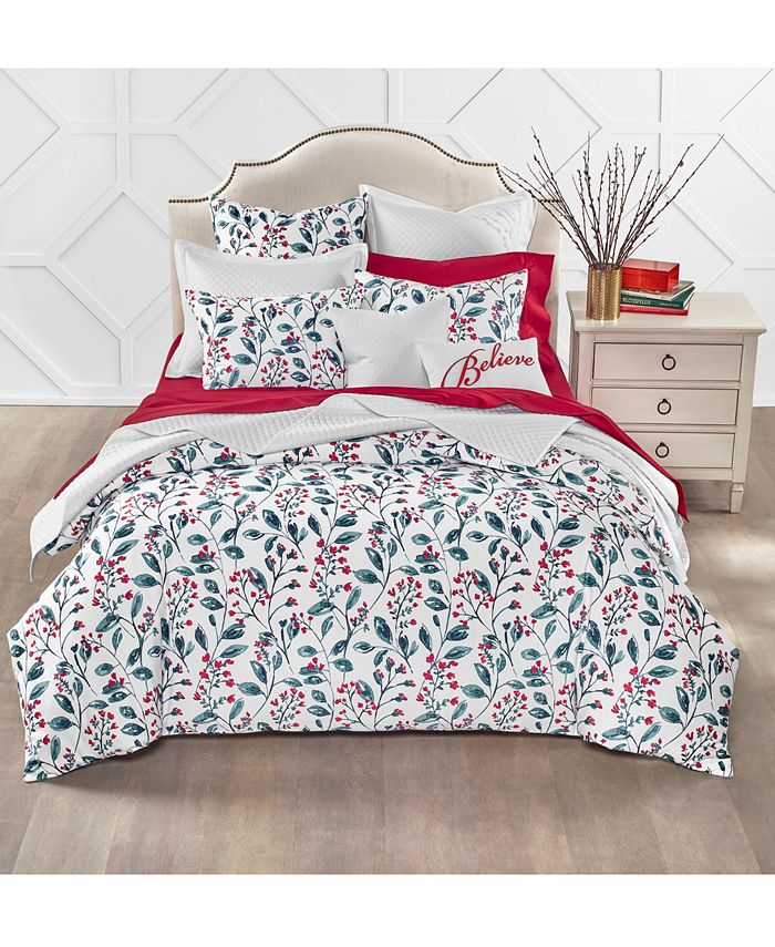 Charter Club CLOSEOUT! Buds & Branches 3Pc. Comforter Set, Full/Queen
