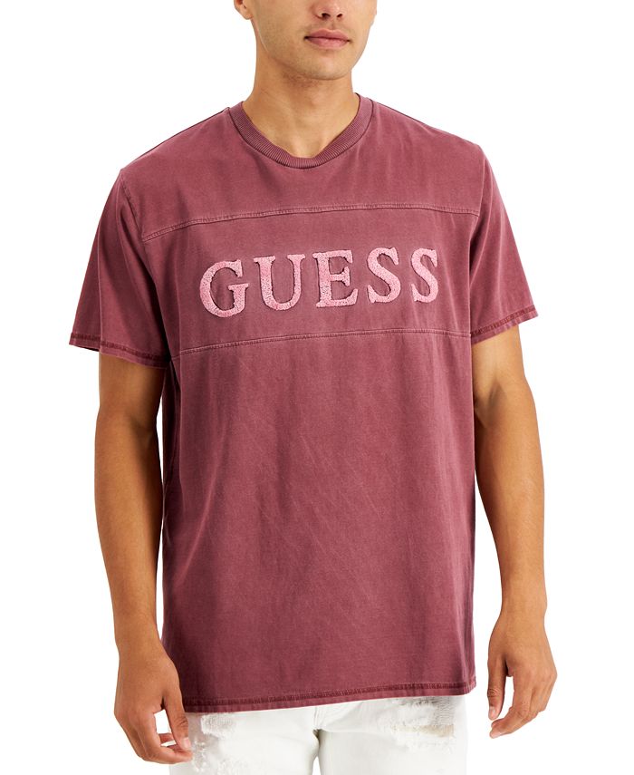 Portræt Folkeskole I mængde GUESS Men's Chenille Graphic Logo T-Shirt & Reviews - T-Shirts - Men -  Macy's