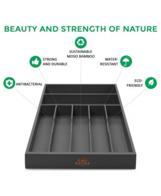 Kitchen Drawer Organizer Utensil Holder and Cutlery Tray