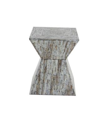 Multi Mussel Shells and Contemporary Accent Table