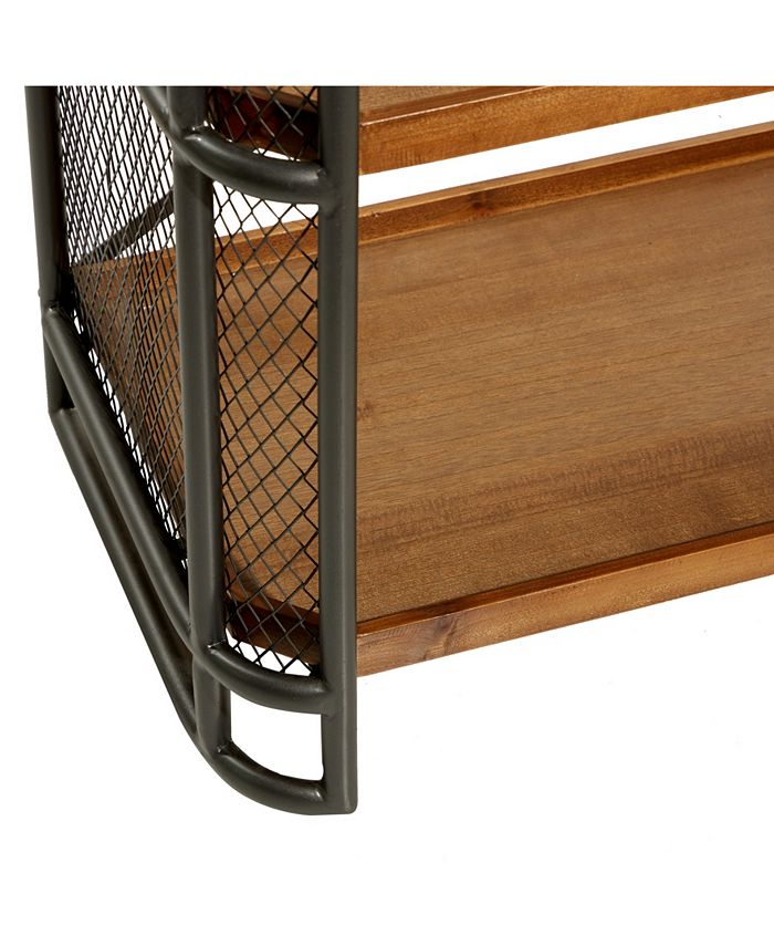 Rosemary Lane Wood Industrial Shelving Unit Macy's