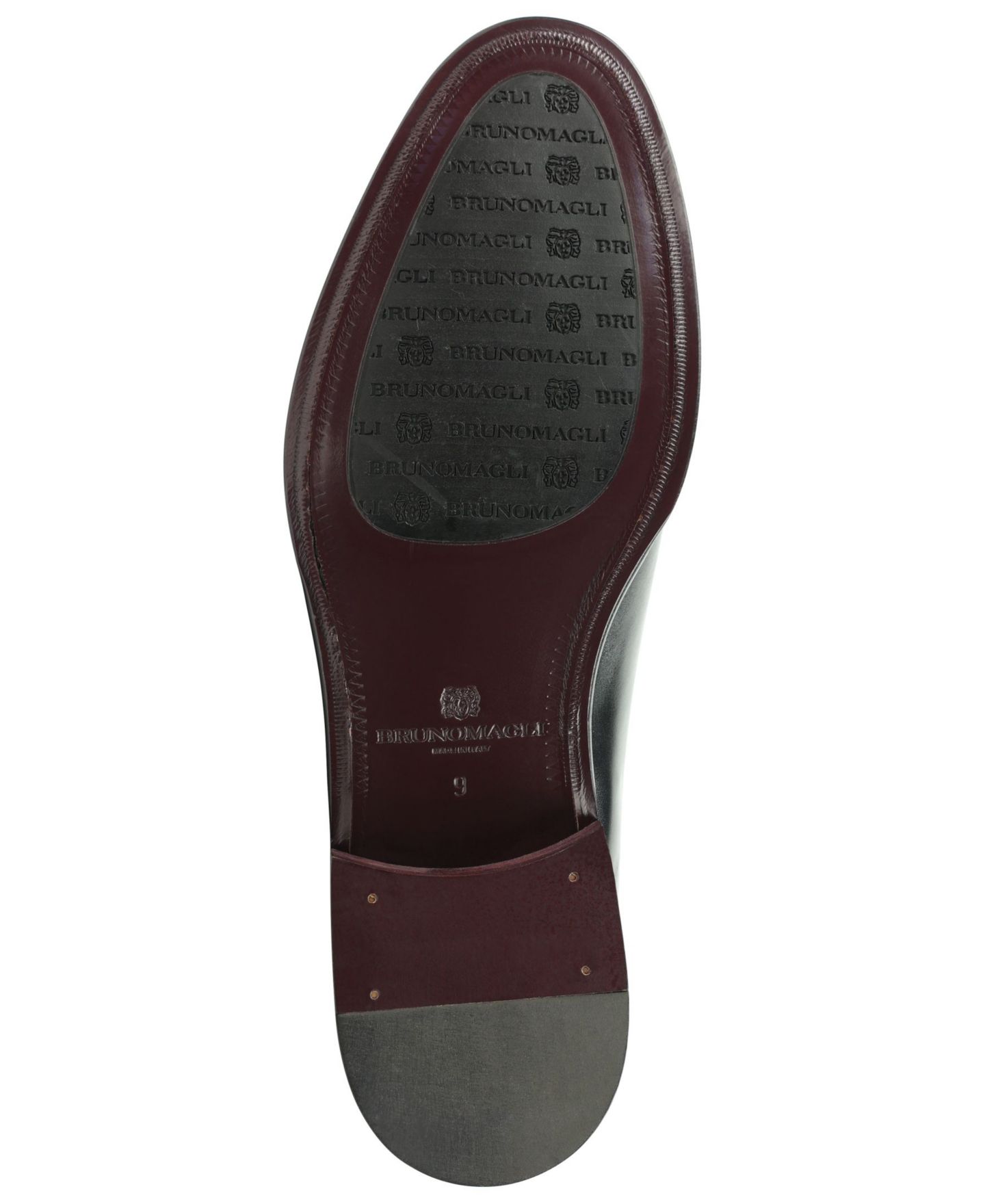 Мужские туфли Bruno Magli Arezzo Slip On, цвет: Чёрный / Коричневый — фото 3