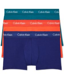 Men's 3-Pack Cotton Stretch Low-Rise Trunks 