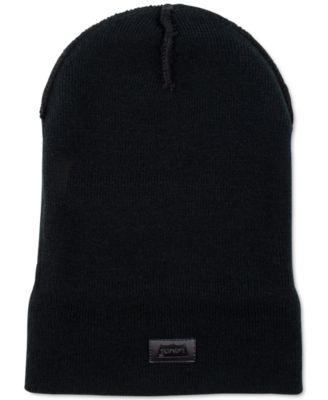 Levi’s All Season Comfy Leather Logo Patch Hero Beanie