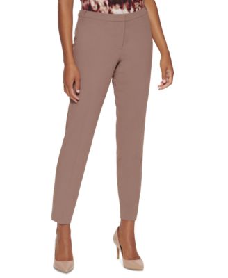 Calvin Klein - Mid Rise Pleat Front Pants