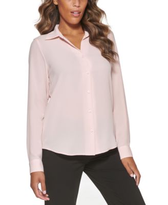 Calvin Klein - Collared Button Down Blouse