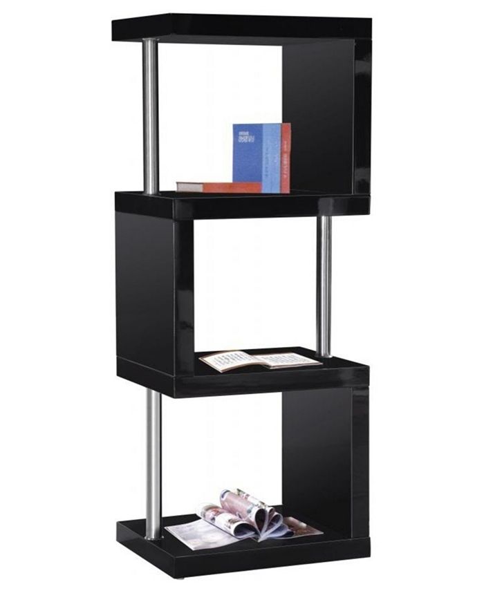 Best Master Furniture Lita Modern 3Shelf Bookcase Macy's