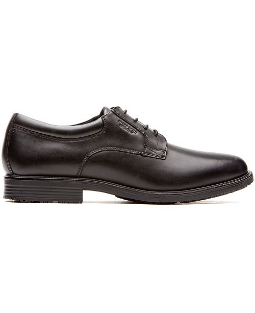 rockport essential details waterproof plain toe oxford