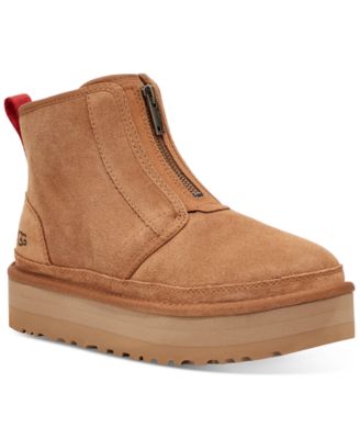 UGG® Women's Neumel Zip Platform Booties - Macy's