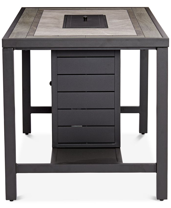 Agio Montreal Outdoor Rectangular Fire Pit, Created for Macy's Macy's
