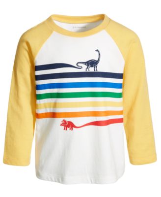 First Impressions - Baby Boys Rainbow Dinosaur Cotton T-Shirt
