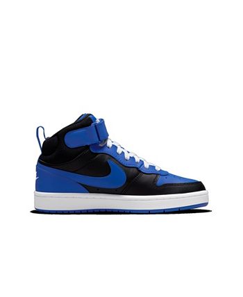 Nike Big Boys Court Borough Mid 2 Stay-Put Casual Sneakers from Finish ...
