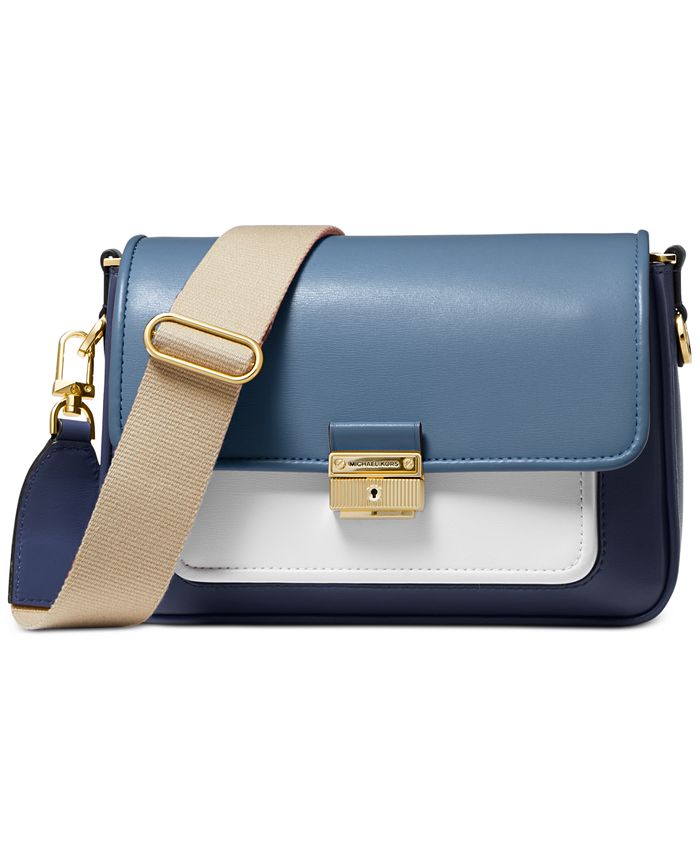 Michael Kors Bradshaw Small Leather Messenger Bag & Reviews - Handbags &  Accessories - Macy's