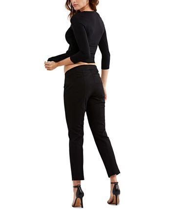 A Pea in the Pod - Maternity Straight-Leg Twill Pants