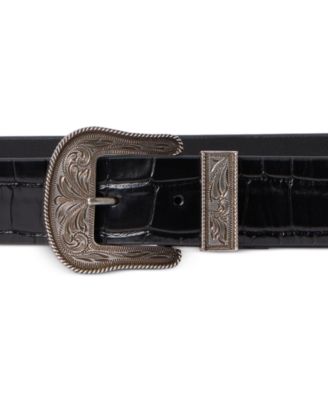 Lauren Ralph Lauren Embossed Leather Western Belt - Macy display picture 2