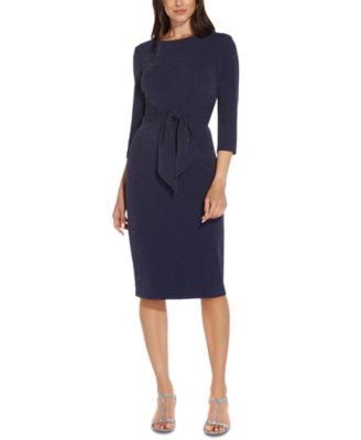 Adrianna Papell - Tie-Front Sheath Dress