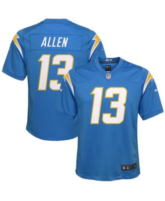 Youth Boys and Girls Keenan Allen Powder Blue Los Angeles Chargers Game Jersey