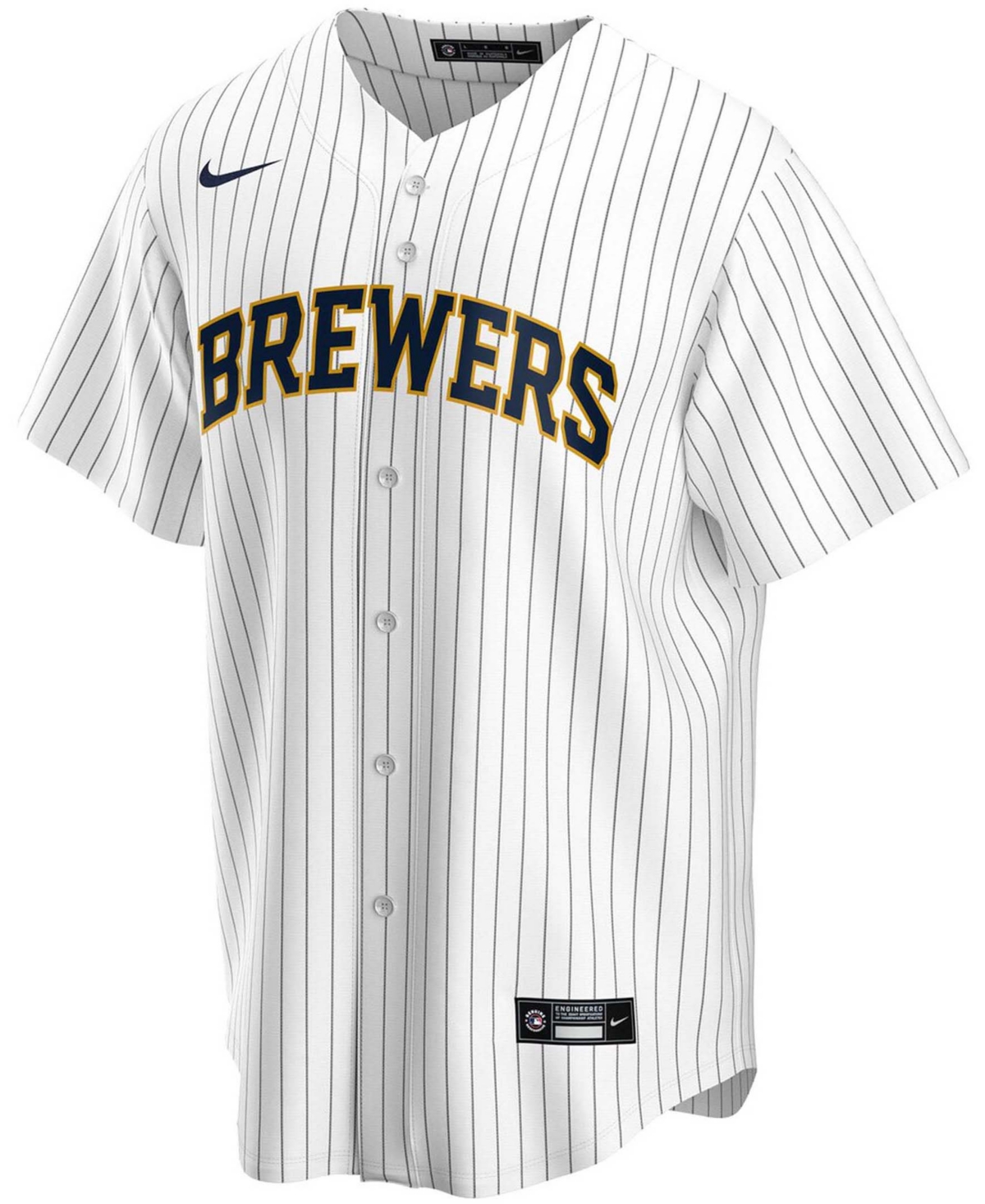 Men's Christian YelichMilwaukee Brewers Alternate Replica Player Jersey - White