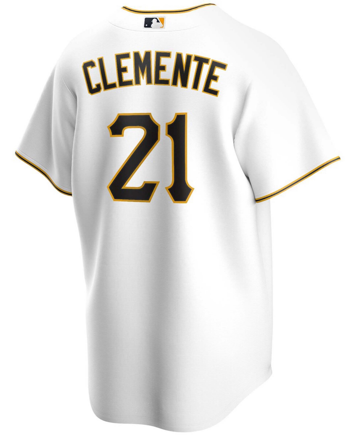 Men's Roberto ClementePittsburgh Pirates Home Replica Player Name Jersey - White