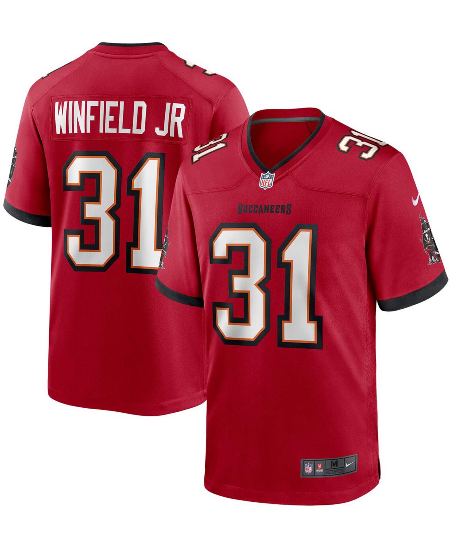 Men's Antoine Winfield Jr. Tampa Bay Buccaneers Game Jersey