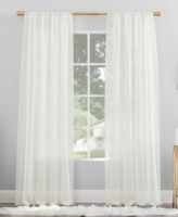No. 918 Mallory Voile Sheer Rod Pocket Curtain Panel, 63