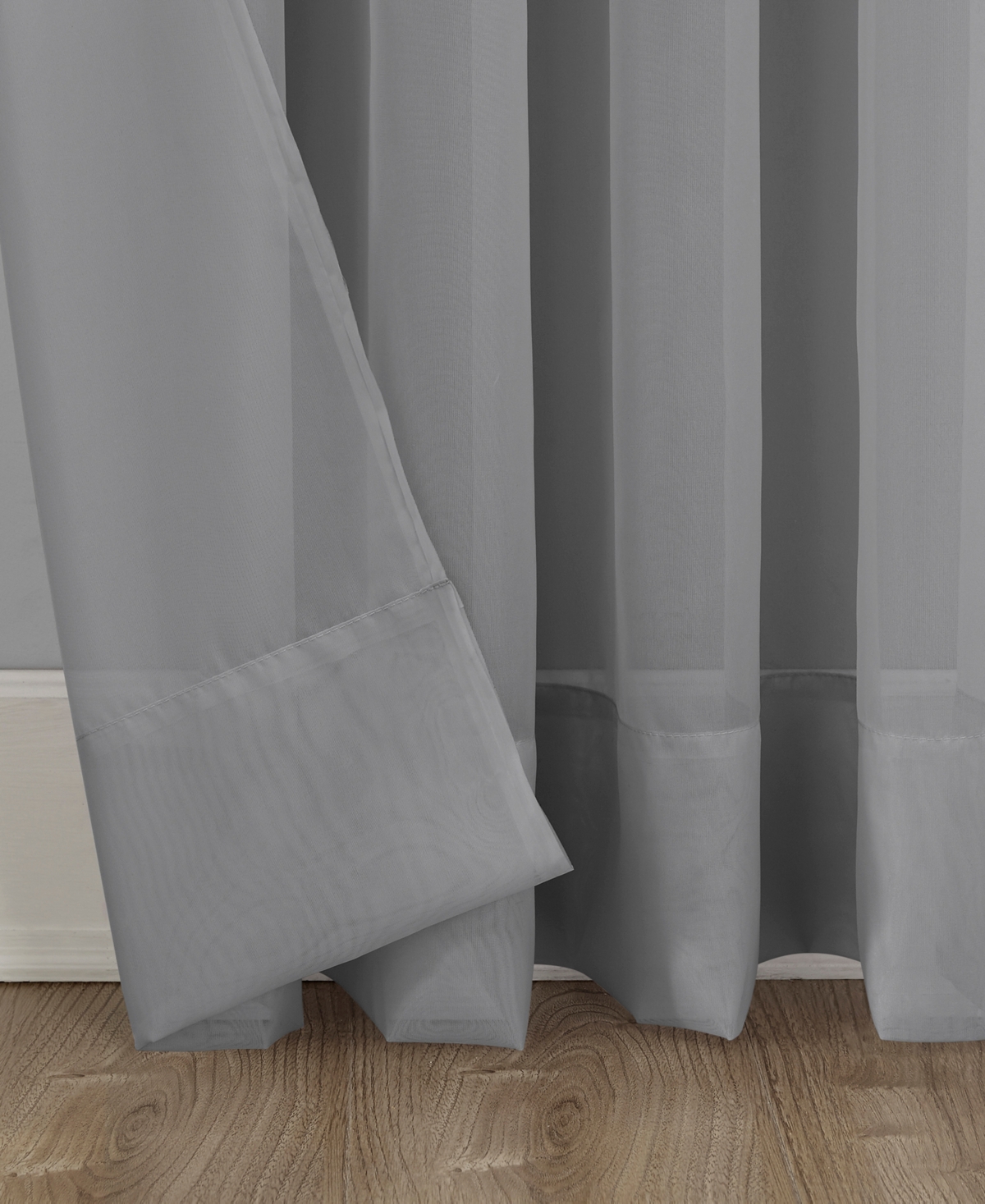 No. 918 Mallory Sheer Voile Rod Pocket Curtain Panel