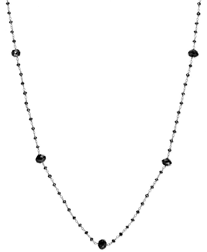 Black diamond sales station necklace