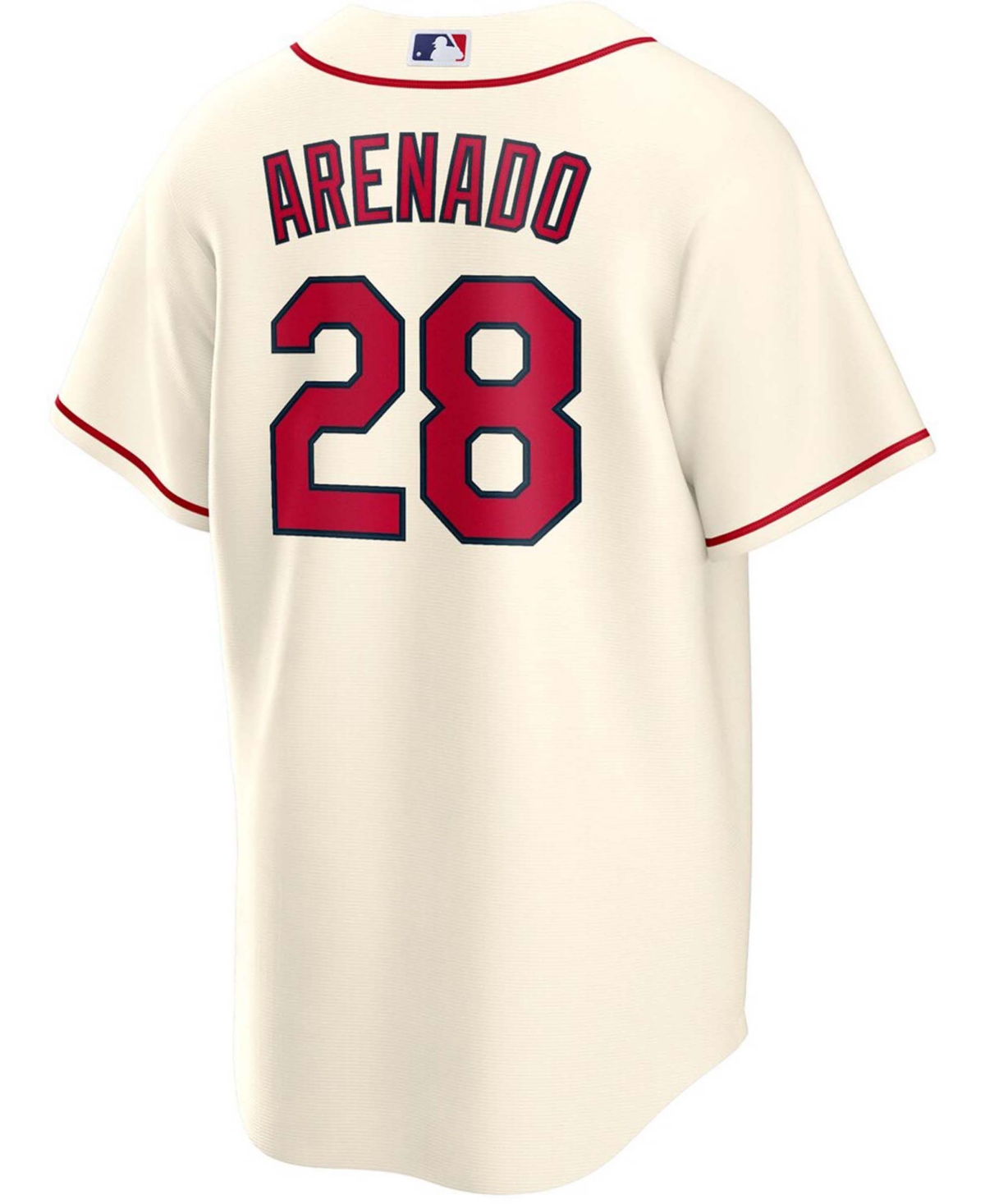 Men's Nolan ArenadoSt. Louis Cardinals Alternate Official Replica Player Jersey - Cream