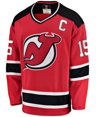 Men's Jamie Langenbrunner Red New Jersey Devils Premier Breakaway Retired Player Jersey