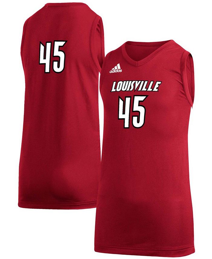 adidas Big Boys and Girls #45 Red Louisville Cardinals Game Jersey