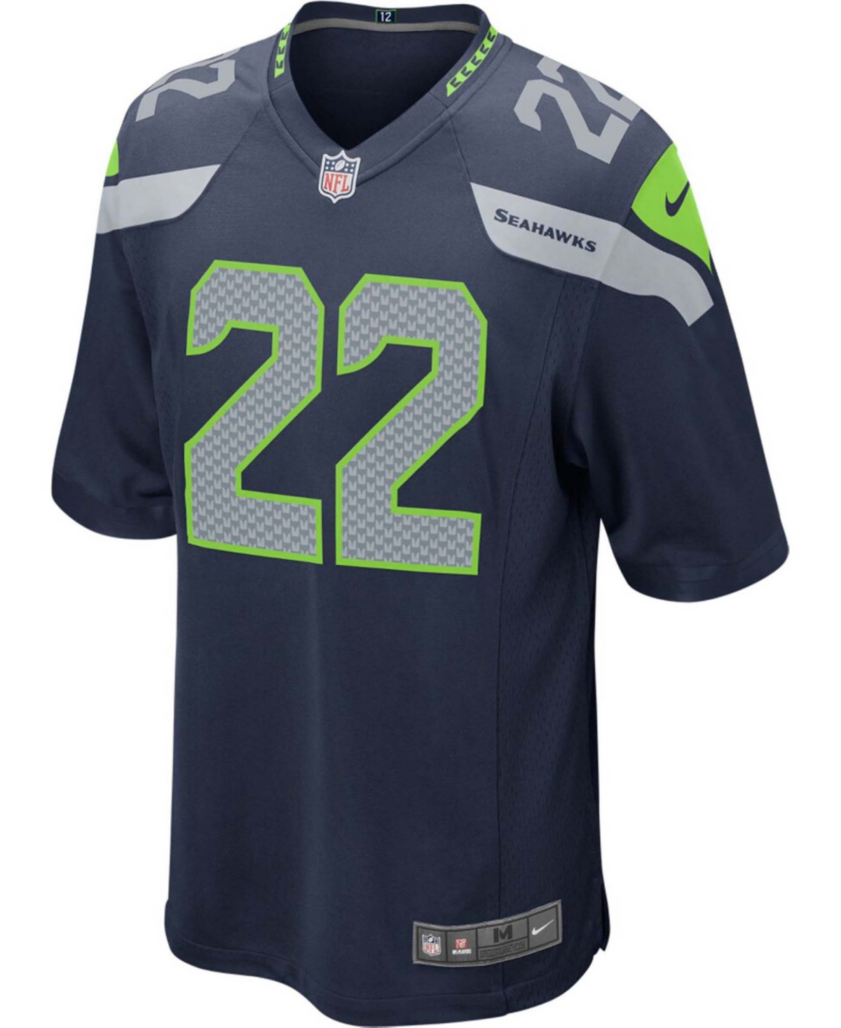 Big Boys and Girls C.j. Prosise CollegeSeattle Seahawks Game Jersey - Navy