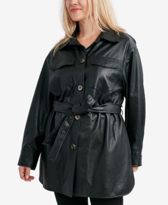 tahari coats plus size