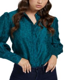 Raven Printed Jacquard Blouse