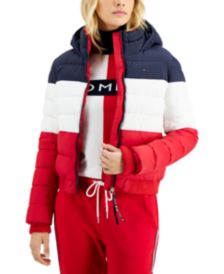 Colorblocked Hooded Puffer Jacket