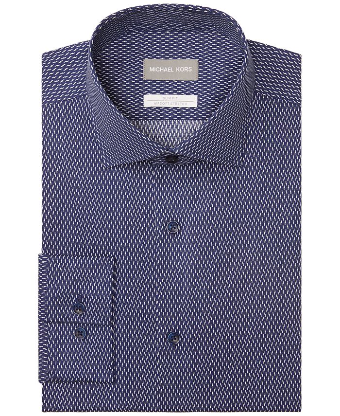 Michael Kors Men's SlimFit NonIron Airsoft Performance Stretch