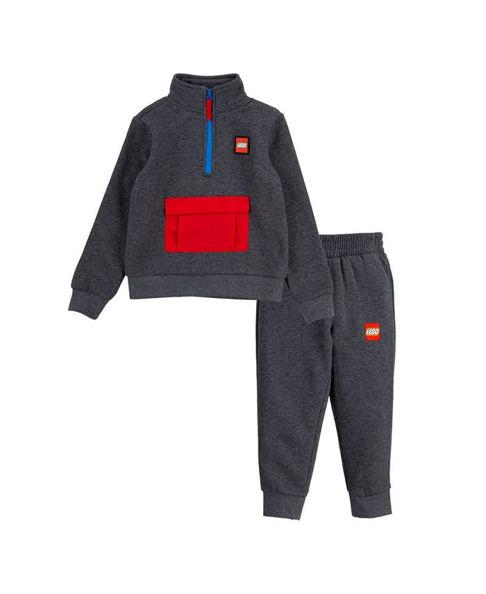 LEGO® Toddler Boys HalfZip Pullover and Pants, 2 Piece Set Macy's