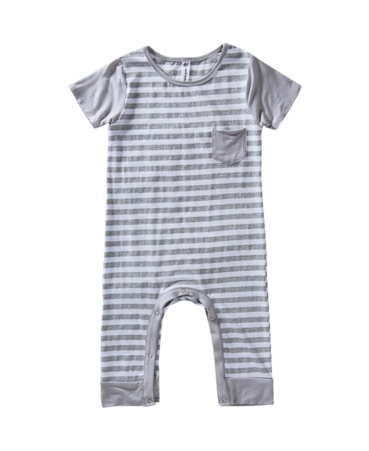 EARTH BABY OUTFITTERS BABY BOYS AND GIRLS SHORT SLEEVE VISCOSE FROM BAMBOO ROMPER