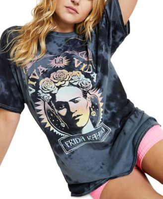Junk Food - Cotton Frida Kahlo-Graphic T-Shirt